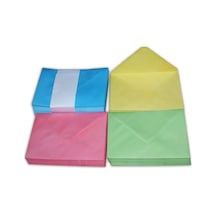 Davetiye Zarfi 13x18 Renkli  80 Gr 1.Hmr  Açık yeşi  25 Li