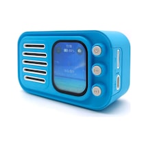 Ws-501 Akıllı Hoparlör Dokunmatik Ekran App Destekli Şarjlı Kablosuz Bluetooth Bt Tf Fm Hoparlör
