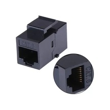 Pm-25454 Rj45 Cat6 Dişi/dişi 8p-8c Ara Kaplin Coupler Adaptör Siyah