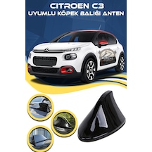 Citroen C3 Uyumlu Oto Balık Sırtı Anten Elektrikli Köpekbalığı Balina Tavan Anten
