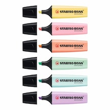 Stabilo Boss Pastell Original Işaretleme Kalemi 6 Renk Set