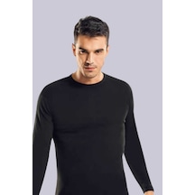 Erkek Siyah Elastan Likralı Body Karışık