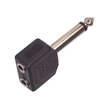 6.3 Mm Erkek 2x 3.5 Mm Dişi Çevirici 2x Stereo Dişi 6.3 Mm Erkek Jack Erkek Gitar Jack 2 Kulaklık Giriş