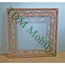 Ayna,Resim Çerçevesi.Cnc Işlemeli Ahşap Çerçeve Tdm Çerçeve-00006