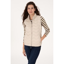 U.s. Polo Assn. Kadın Krem Yelek Dokuma 50289603-vr071 Krem