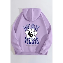 Uyguntarz Unisex Positivity Sweatshirt Lila