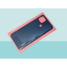 Tkgz - Oppo A15 A15s Arka Kapak Batarya Kapağı - Siyah Çok Renkli