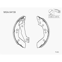 Mga 54139 Arka Fren Balatasi 5830525a10