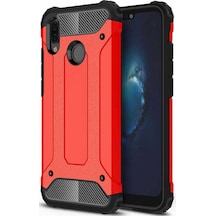 Huawei P20 Lite - Kilif Darbe Önleyici Zirh Tank Kapak
