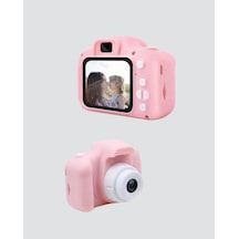 Çocuklar İçin Mini Dijital Kamera 1080p Hd, 2.0 İnç Ekran, Komik Filtreli Ve Şarjlı - Lisinya