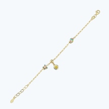 Altınbaş Altın Çocuk Papatya Bileklik Blmk14400-24754 Renkli