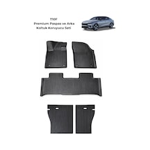Togg T10f Premium Paspas + Arka Koltuk Koruyucu Seti