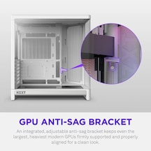 Nzxt H6 Rgb+ Cc-h62fw-p1 Dual-chamber Gaming Mid-tower Pc Kasası Beyaz