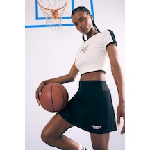 DeFactoFit NBA Chicago Bulls Slim Fit Dar Kesim Bisiklet Yaka Sporcu Fitilli Kaşkorse Kısa Kollu Tişört E2362AX25SMER105