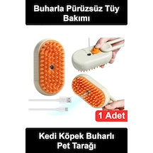Buharlıtarak Kedi Köpek Buharlı Pet Tarağı Sprey Tüy Temizleme Fırçası Evcil Hayvan Bakım Aleti Su