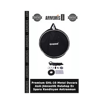 Premium Ghl-10 Metal Duvara Asılı Jimnastik Ev Sporu Kondisyon Antrenman