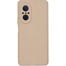 Newface Huawei Nova 9 Se Kılıf Nano İçi Kadife Silikon - Pudra