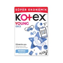 Kotex Young Ultra Süper Ekonomik Paket Gece 16'lı - 6 Adet Tarı