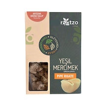 4 Adet Biorootzo Yeşil Mercimek Pipe Rigate 200 G