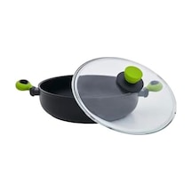 Colorgy Titanium 28cm Sığ Tencere/yeşil 12v
