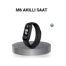 Akıllı Bileklik Kalp Atış, Uyku Ve Adım Takibi, Ip67 Su Geçirmez Siyah