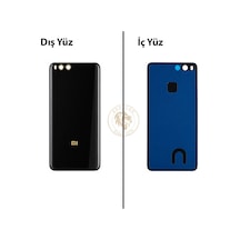 Xiaomi Mi 6 Seramik Siyah Arka Pil Kapağı Batarya Kapağı Lazer Kesim Back Cover Çok Renkli