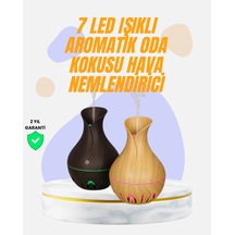 Hubrendy Tekno Led Işıklı Ultrasonik Oda Nemlendirici Ve Uçucu Yağ Difüzörü