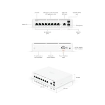 Uısp-console 8 Port Gıgabıt+1wan Port+2x10gb Sfp+ Port Gateway Router