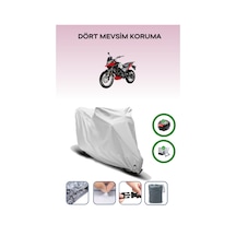 Gri Arka Çanta Ve Kilit Uyumlu Sym Nh T 200 Uyumlu Motor Brandası