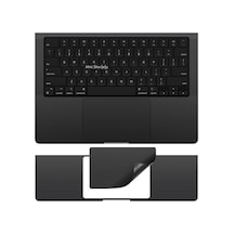 Macbook Pro 14.2 İnç Trackpad Koruyucu Ve Palm Koruyucu M1 M2 M3 M4 M5 Pro Max Uyumlu A2442 A2779 A2918 A2992 A3112 A3185 A3401 A3426 A3427 A3434 Siyah Belirtilmemiş