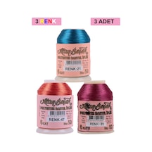 3 Adet Altınbaşak Oya Ve Dantel İpi 20 Gr - Royaleks - No: 047 - 089 - 021