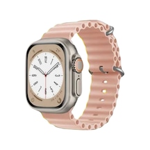 Apple Uyumlu, Watch  2/3/4/5/6/7/8/9/se/ultra 42mm 44mm 45mm 49mm ocean Silikon Loop Kordon