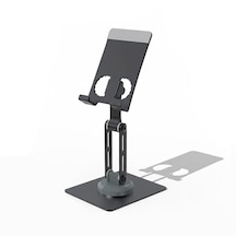 Microcase 360 Döner Başlıklı Alüminyum Katlanabilir Masaüstü Telefon Standı Al5414 Siyah