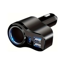 Chuangyinshop Siyah 167w 4'ü 1 Arada Usb-c Araç Şarj Cihazı 47w Pd Hızlı Şarj