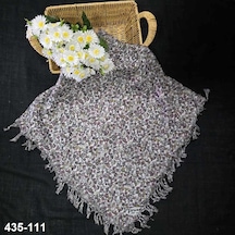 Firuze Eşarp Firuze Desenli Sökme Boncuklu Eşarp 435-111 Çok Renkli