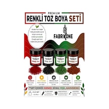 Toz Mum Boyası Seti 10 Cc 4 Lü Soya & Parafin Wax Için Kırmızı, Siyah, Yeşil, Kahverengi Bkfab4ksykh10g Çok Renkli
