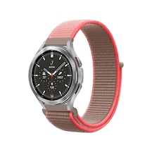 Newface Watch 22mm Hasırlı Cırtcırtlı Kordon - Pembe Diğer