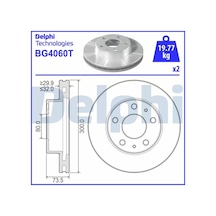 On Fren Dısk Aynası Jumper Iıı Boxer Iıı Ducato Iıı 20q Cap300 Kalınlık32 06- Delphı Bg4060-51705758