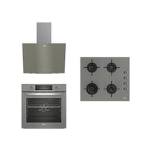 Beko BFC 330 G - Bocd T 6011 EG - BDE 6040 G  Gri Ankastre Set