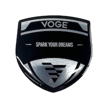 Voge 3d Gümüş Arma Sticker Redlinegrafik