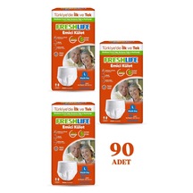 Netkal Freshlife Külot Large Hasta Bezi 3 Paket 90 Adet
