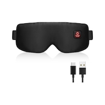 Kuru Gözler İçin Akülü Isıtmalı Göz Maskesi, Usb Göz Isıtma Pedi, Şarj Edilebilir, Gerçek İpek, Erkekler Kadınlar İçin Uyku Maskesi, Rahatlatıcı Arpacık İçin Sıcak Göz Sıkıştırması, Blefarit, Salazyon