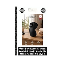Özel Seri Kume Eleman Topluluk Şarjlı Akıllı Diz Masaj Cihazı N1 Siyah