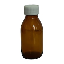 Lokman Avm Boş Kilitli Kapaklı Cam Şişe Koyu Renkli 100 ML