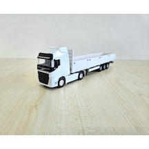 1/64 Ölçek Volvo Fh4 Sal Dorseli Tır Maketi 25 Cm Boy