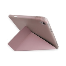 Pad V9 Kılıf Kalemlikli Mars Tablet Kılıfı - Rose Gold Arka Kapak