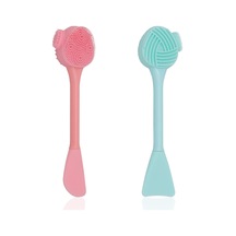 's Temizleme Fırçası, Silikon Yüz Bakım Aracı İle Derin Gözenek Arındırma, Çift Taraflı Peeling Ve Masaj Desteği, Hassas Ciltler İçin Özel Tasarım, Yeşil Ve Pembe Renk Alternatifleri
