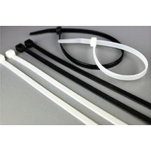 Zenith Kablo Bağı Plastik Cırt Tesisat Kelepçesi 8.0 x 450 MM 100 Adet Beyaz