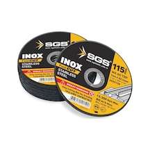Sgs2150 İnox Kesici 115mm X 1.0mm X 22mm 10 Adet