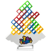 Tetris Dengeleme Blokları Çocuk Salıncak İstifleme Blokları Dengeleme Masaüstü Oyunu-64